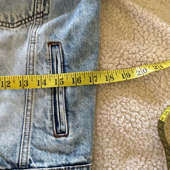 SPECIAL A Womens Jean Jacket Small Acid Wash Denim Biker Bohemian Casual - Picture 14 of 16